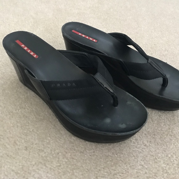 prada flip flops